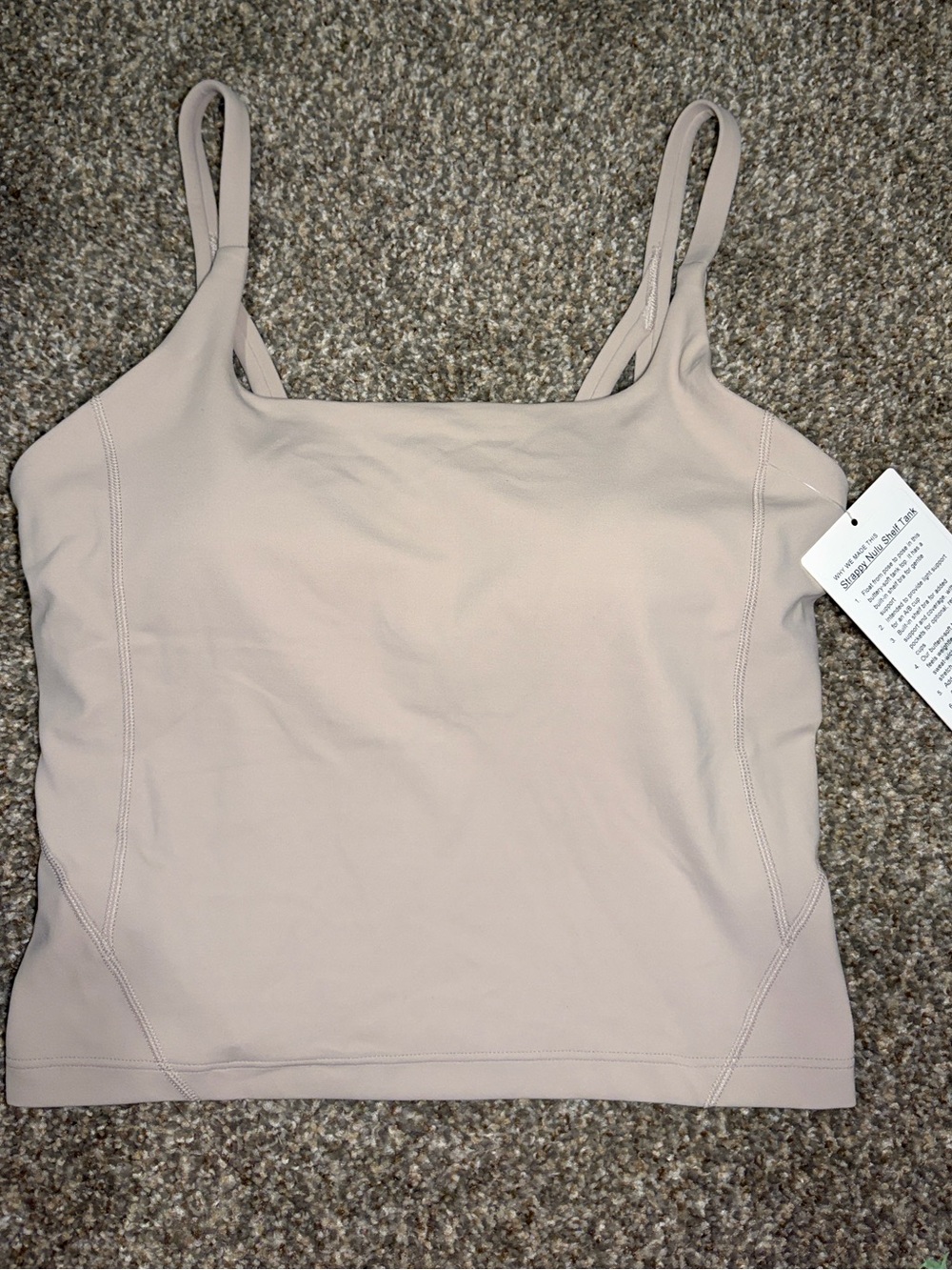 NWT Lululemon Strappy Nulu Shelf Tank 6